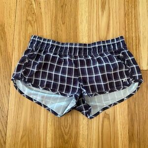 Hurley Boardshorts- Black Plaid Print